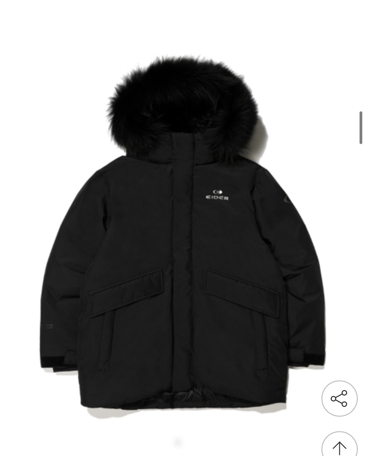 아이더 필드 윈드스토퍼 다운 자켓