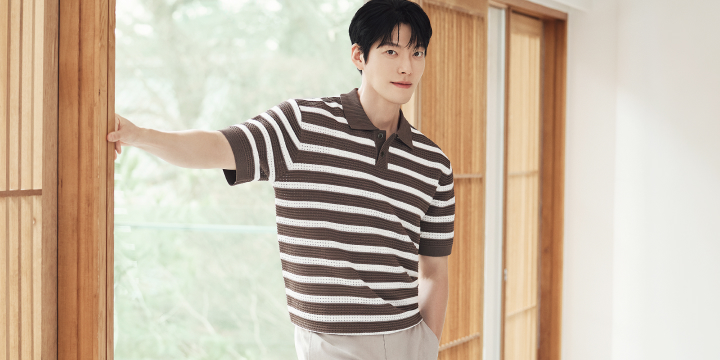 파렌하이트 쿨터치 여름용 반팔 니트