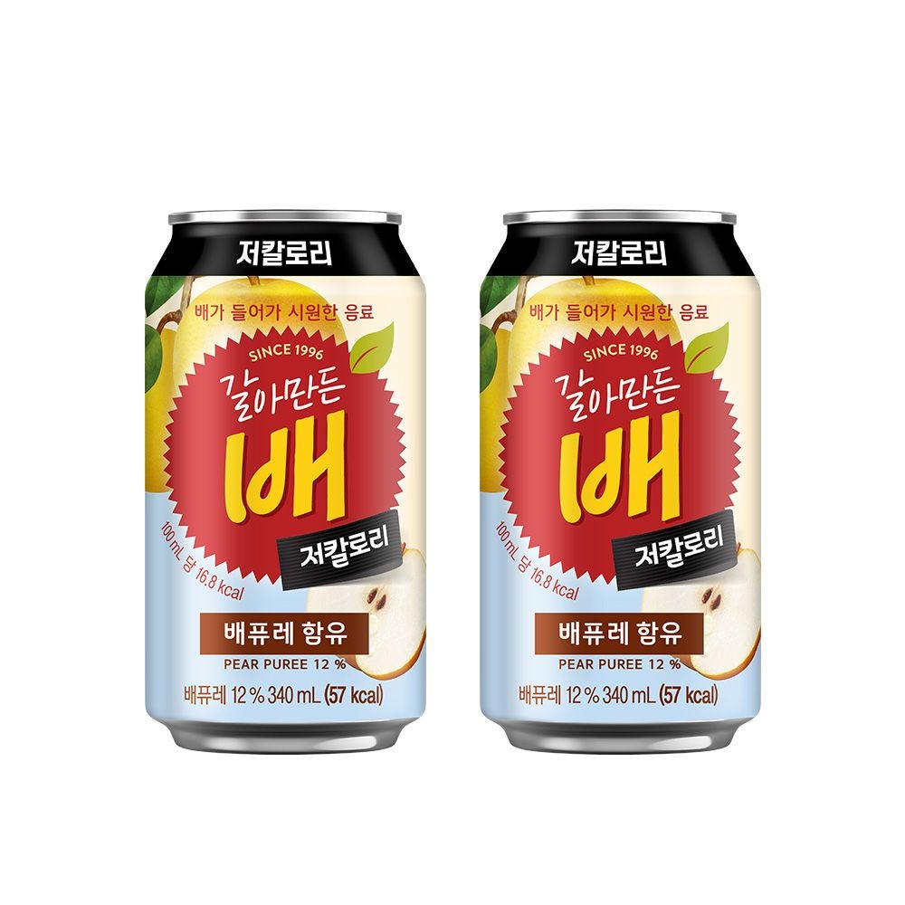 갈아만든 배 저칼로리 340ml 24캔